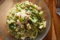 Charred poblano guacamole