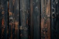 Charred rustic, vintage, weathered wood board background concept for use in text or copyspace. Royalty Free Stock Photo