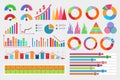 Chart. Analytical data. Vector stock illustration isolated