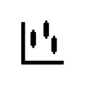 Chart box plot icon. Simple business performance icons for ui and ux, website or mobile application Royalty Free Stock Photo