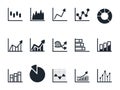 Chart and Graph icon set,Pie chart icon,Vector and Illustration.