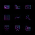 chart , graph , percentage , navigation , share , eps icons set Royalty Free Stock Photo