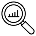 Chart   Isolated Vector icon which can easily modify or edit Royalty Free Stock Photo