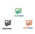 Chart logo Royalty Free Stock Photo