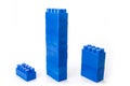 Chart made from lego. Competition creativity concept. Royalty Free Stock Photo