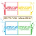 Chart of motorbike and color tab