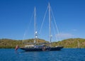 Charter sailboat Royalty Free Stock Photo