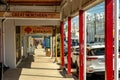 Charters Towers, Queensland, Australia - Pedestrian footpath along the main shopping street