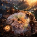 Charting Destiny: Map and Compass Guided Adventures