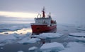 Charting the Icy Depths, Research Vessel Investigates Antarctica\'s Ice Sheet, Generative AI