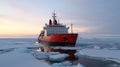 Charting the Icy Depths, Research Vessel Investigates Antarctica\'s Ice Sheet, Generative AI