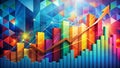 Charting the Path to Financial Prosperity: An Abstract Depiction of Business Growth AI Generated