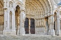 Chartres cathedral in Eure et Loir Royalty Free Stock Photo