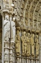 Chartres cathedral in Eure et Loir Royalty Free Stock Photo