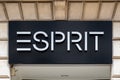 Commercial sign and logo of an Esprit store, Chartres, France