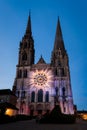 Lumiere light show at Chartres Cathedral