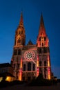 Lumiere light show at Chartres Cathedral