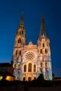 Lumiere light show at Chartres Cathedral