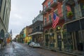 Chartres Street in French Quarter, New Orleans Royalty Free Stock Photo
