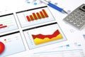 Charts, documents, business stilllife Royalty Free Stock Photo