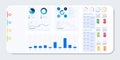 charts and graph, analysis business accounting, statistics concept.