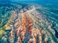 Charyn Canyon in South East Kazakhstan, taken in August 2018 taken in hdr Royalty Free Stock Photo