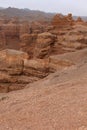 Charyn canyon. Valley of Castles. The rocks