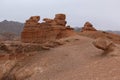 Charyn canyon. Valley of Castles. The rocks
