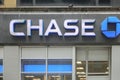 The Chase bank sign in New York Royalty Free Stock Photo