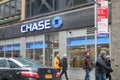 The Chase bank sign in New York Royalty Free Stock Photo