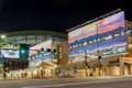 Chase Field at night in Phoenix, AZ Royalty Free Stock Photo