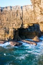 Chasm of Hell`s Mouth In Portuguese Boca do Inferno Royalty Free Stock Photo
