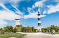 Chassiron lighthouse and semaphore on the Ile d`OlÃÂ©ron in France