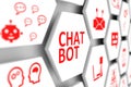 CHAT BOT concept Royalty Free Stock Photo