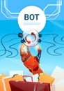 Chat Bot Free Robot Virtual Assistance Of Website Or Mobile Applications, Artificial Intelligence Concept