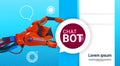 Chat Bot Free Robot Virtual Assistance Of Website Or Mobile Applications, Artificial Intelligence Concept Royalty Free Stock Photo