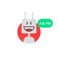 Chat bot icon like chatbot robot