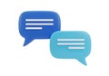 Chat bubbles for communication Royalty Free Stock Photo