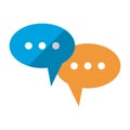 Chat bubbles symbol Royalty Free Stock Photo