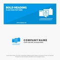 Chat, Chatting, Security, Secure SOlid Icon Website Banner and Business Logo Template