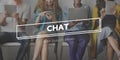 Chat Communication Social Networking Concept Royalty Free Stock Photo