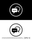 Chat, customer support, speech bubbles, talk icon