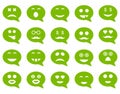 Chat emotion smile icons