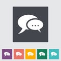 Chat flat icon.