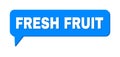 Chat FRESH FRUIT Colored Cloud Message Royalty Free Stock Photo