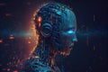 Chat GPT Artificial Intelligence chat bot by Open AI. Robot can assist with tasks, provide information. Generative AI. Royalty Free Stock Photo