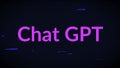 2024: Chat GPT, Futuristic Glitch, Slow Zooming Out