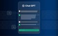 Chat GPT Illustration Template, Chat Bot Technology Communication, Futuristic Robot Chat, AI Deep Learning, Chatbot
