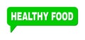 Chat HEALTHY FOOD Colored Cloud Message Royalty Free Stock Photo