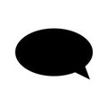 Chat icon. Messages icon. SMS vector sign. Bubble speech icon. Dialogue of people